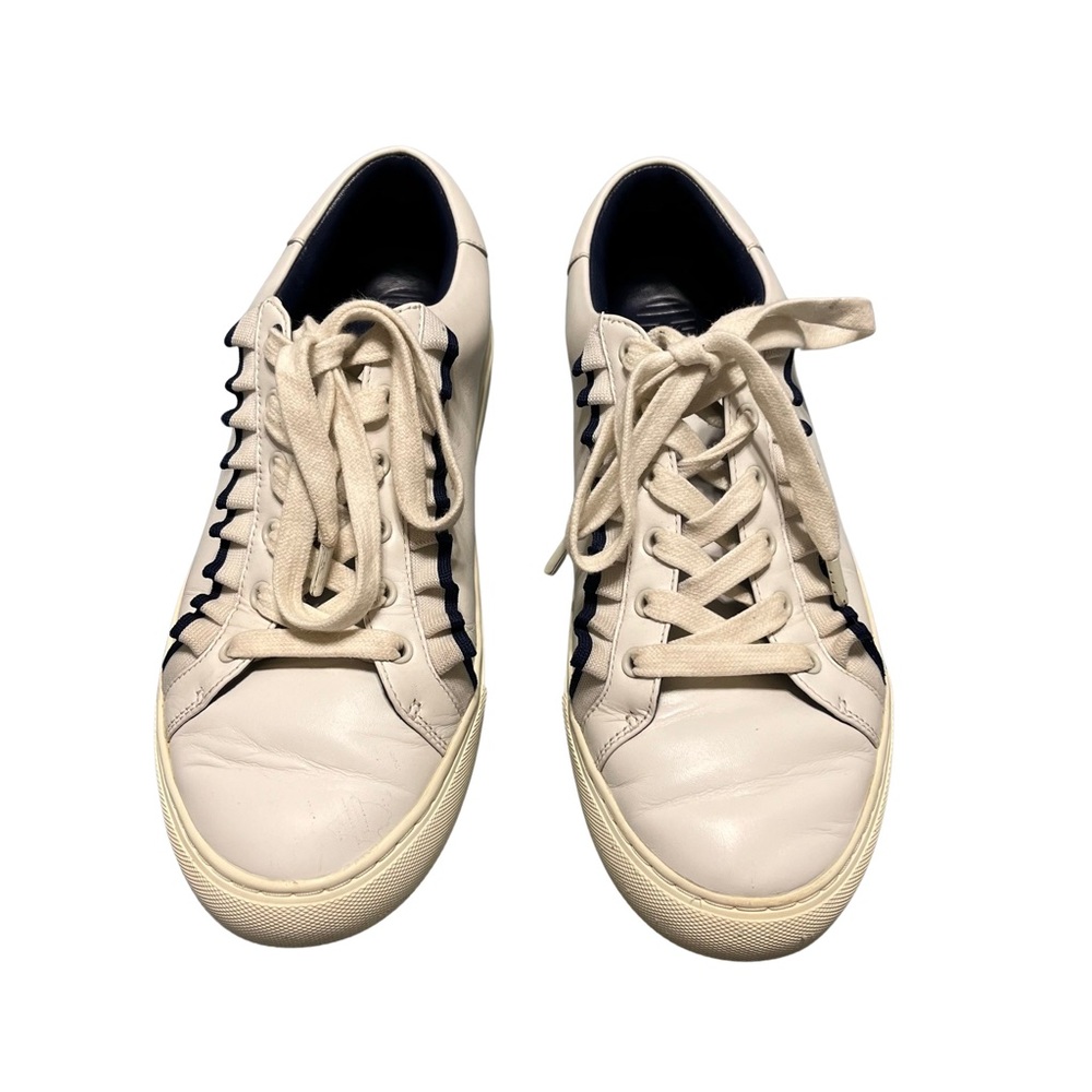 Tory Burch White and Black Sneakers